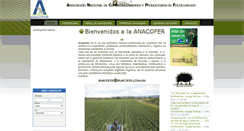 Desktop Screenshot of anacofer.com.mx