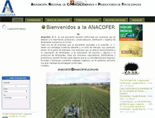Tablet Screenshot of anacofer.com.mx